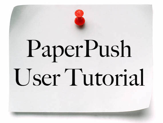 PaperPush Tutorial